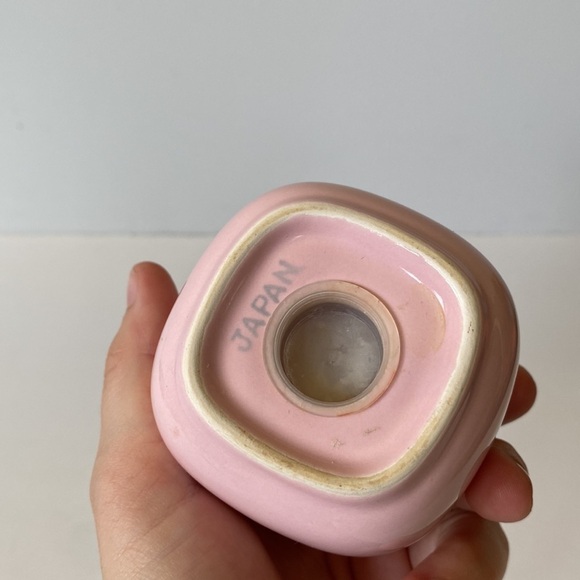 VINTAGE MCM pink toothbrush holder - Picture 8 of 10